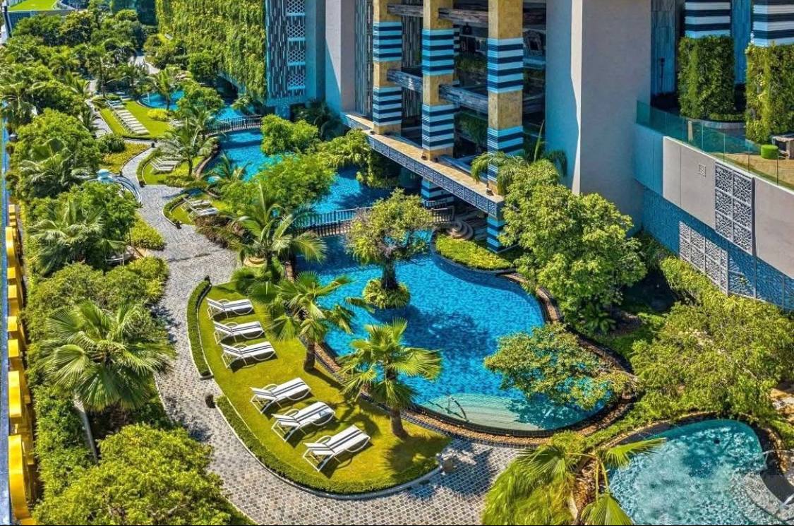 Кондо 1BR Riviera Jomtien, 34 этаж, вид на город