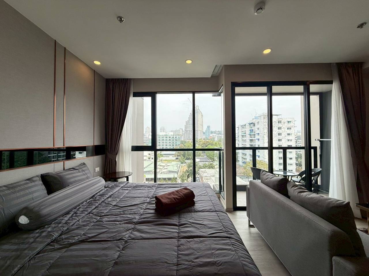Студия 31 кв.м, The Panora Pattaya, вид на город